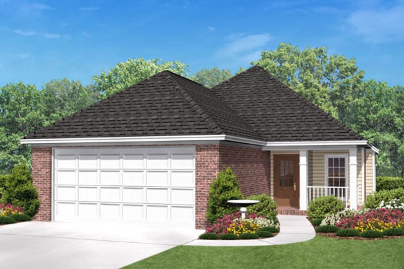 Dream House Plan - Country Exterior - Front Elevation Plan #430-51