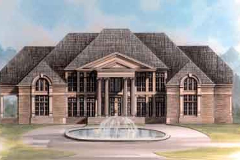 Dream House Plan - Classical Exterior - Front Elevation Plan #119-181