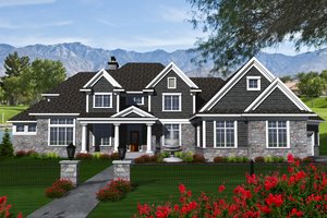 Traditional Exterior - Front Elevation Plan #70-1147