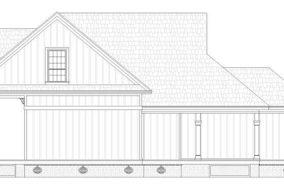 Exterior - Other Elevation 1 for Cottage House Plan #45-610 - 2 bed, 2 bath