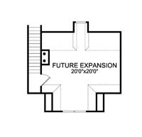Floor Plan - Other Floor for Craftsman House Plan #456-28 - 3 bed, 2.5 bath