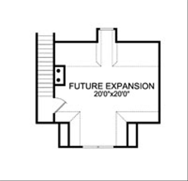 Craftsman Floor Plan - Other Floor Plan #456-28