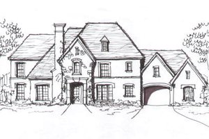 European Exterior - Front Elevation Plan #141-248