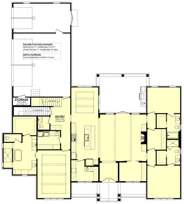 Architectural House Design - Floor Plan - Other Floor for Farmhouse House Plan #430-438 - 3 bed, 3.5 bath