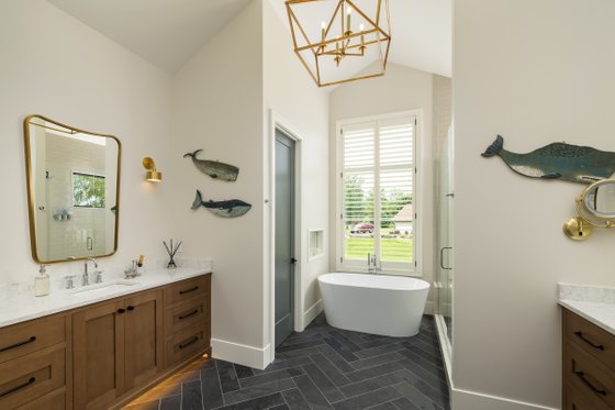 Interior - Master Bathroom for Farmhouse House Plan #928-369 - 5 bed, 3.5 bath