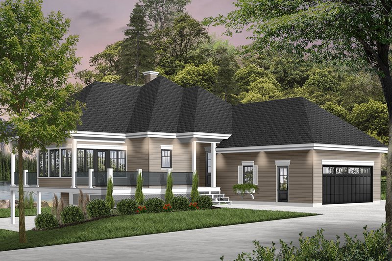 Dream House Plan - Exterior - Front Elevation 4 for Cottage House Plan #23-2680 - 4 bed, 3 bath