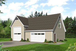 Country Exterior - Front Elevation Plan #932-267