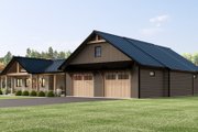 Barndominium Style House Plan - 3 Beds 2 Baths 1633 Sq/Ft Plan #1064-334 