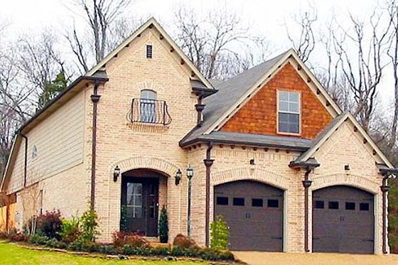 Exterior - Front Elevation for European House Plan #81-13800 - 3 bed, 2.5 bath