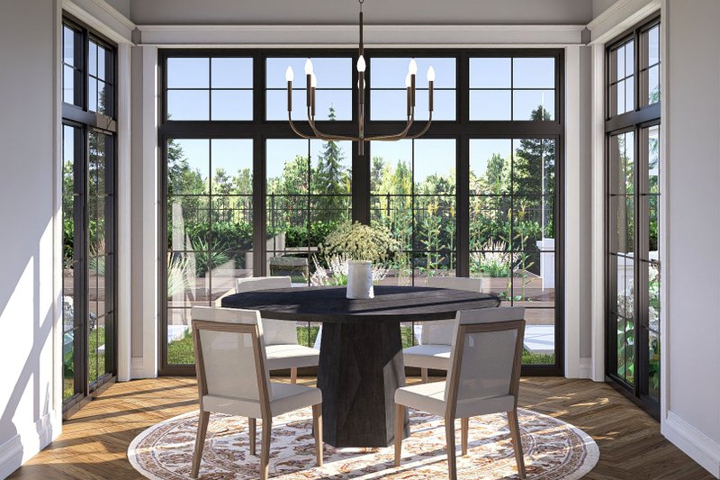 Dream House Plan - Interior - Dining Room for Modern House Plan #455-393 - 5 bed, 4 bath