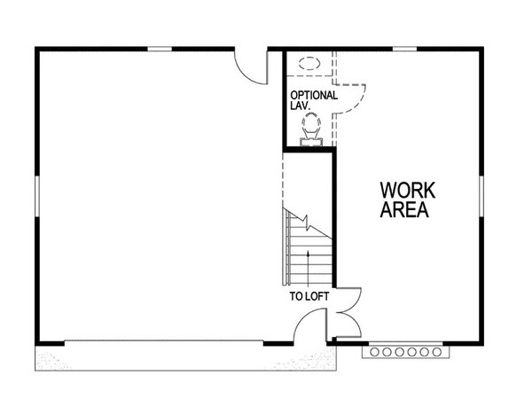 Traditional Floor Plan - Main Floor Plan #57-718