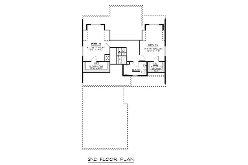 Dream House Plan - Floor Plan - Upper Floor for Beach House Plan #1064-27 - 3 bed, 2.5 bath
