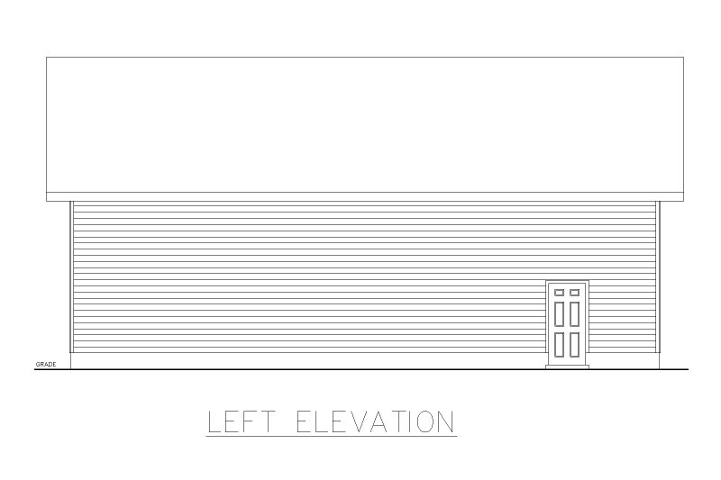 Home Plan - Exterior - Other Elevation for Traditional House Plan #117-367, 0 bath