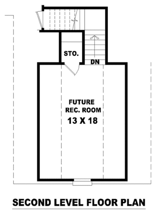 European Floor Plan - Upper Floor Plan #81-1101