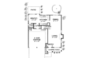 Mediterranean Style House Plan - 3 Beds 2.5 Baths 1639 Sq/Ft Plan #472-28 