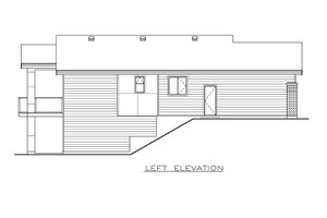 Exterior - Other Elevation for Contemporary House Plan #1100-45 - 3 bed, 2 bath