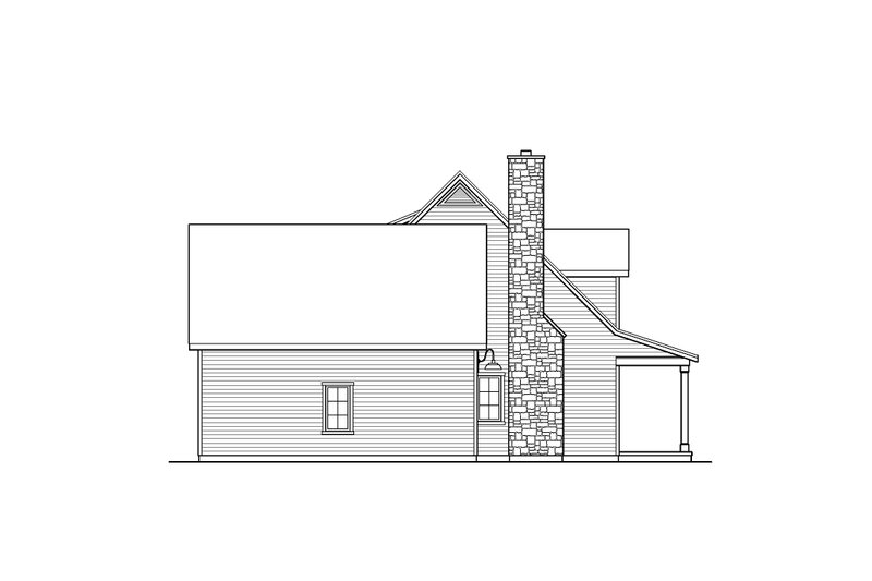 Home Plan - Exterior - Other Elevation 1 for Country House Plan #22-645 - 3 bed, 2.5 bath