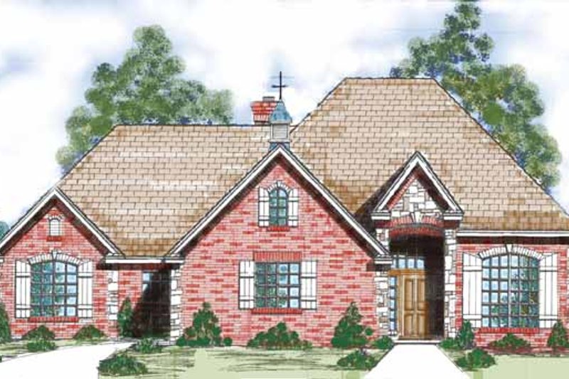 Dream House Plan - Traditional Exterior - Front Elevation Plan #52-277