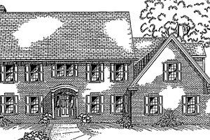 Dream House Plan - Colonial Exterior - Front Elevation Plan #994-17