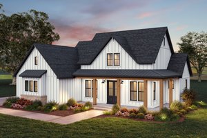 Exterior - Other Elevation 1 for Farmhouse House Plan #1074-127 - 3 bed, 2.5 bath
