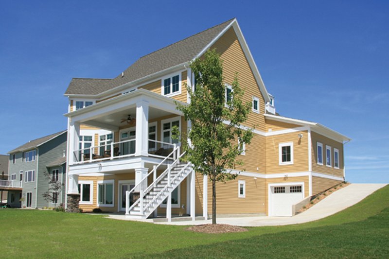 Home Plan - Exterior - Rear Elevation 2 for Country House Plan #928-250 - 4 bed, 3.5 bath