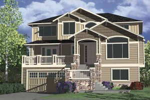 Home Plan - Craftsman Exterior - Front Elevation Plan #951-9
