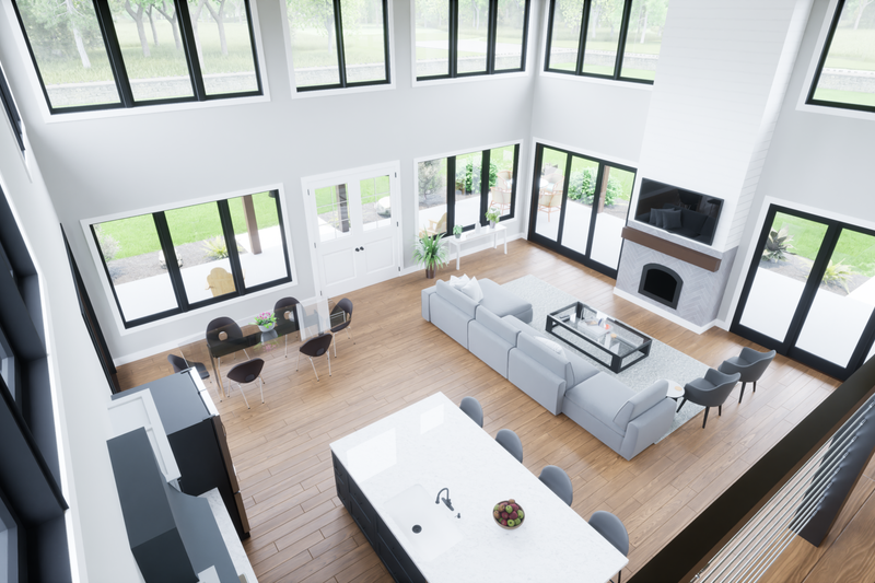 Architectural House Design - Interior - Other for Barndominium House Plan #1116-13 - 4 bed, 2.5 bath