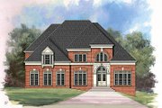 European Style House Plan - 4 Beds 4 Baths 3256 Sq/Ft Plan #119-297 