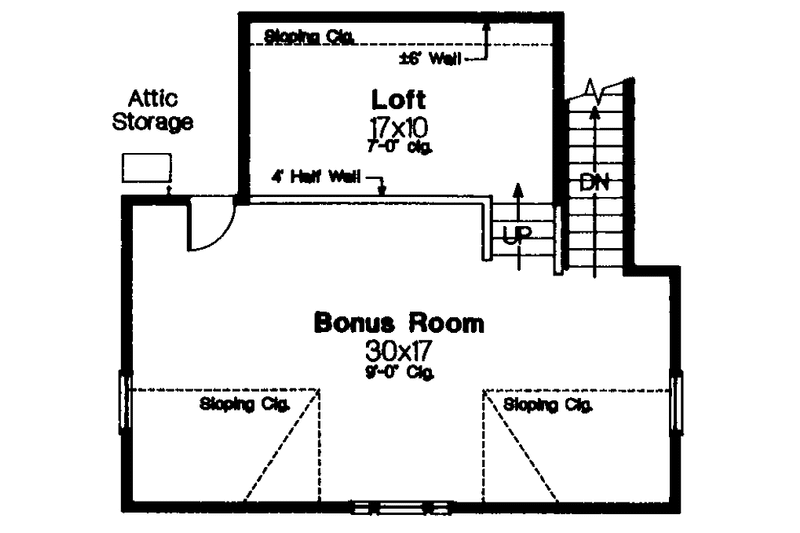 Dream House Plan - Floor Plan - Upper Floor for Craftsman House Plan #310-1009 - 4 bed, 2.5 bath