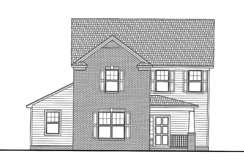 House Plan Design - Colonial Exterior - Front Elevation Plan #999-154