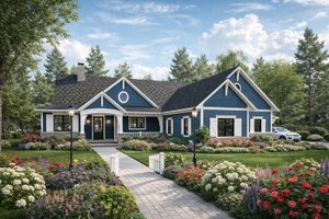 Home Plan - Ranch Exterior - Front Elevation Plan #928-358