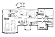 Craftsman Style House Plan - 2 Beds 2.5 Baths 1376 Sq/Ft Plan #928-150 