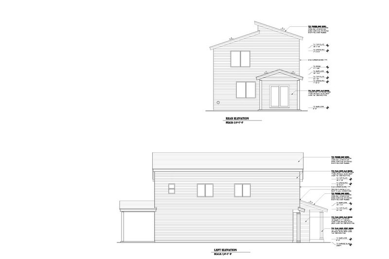 House Plan Design - Exterior - Other Elevation 1 for Contemporary House Plan #53-764 - 4 bed, 2.5 bath