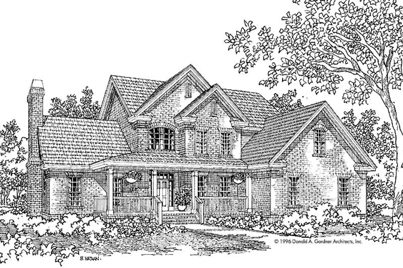 Home Plan - Country Exterior - Front Elevation Plan #929-463