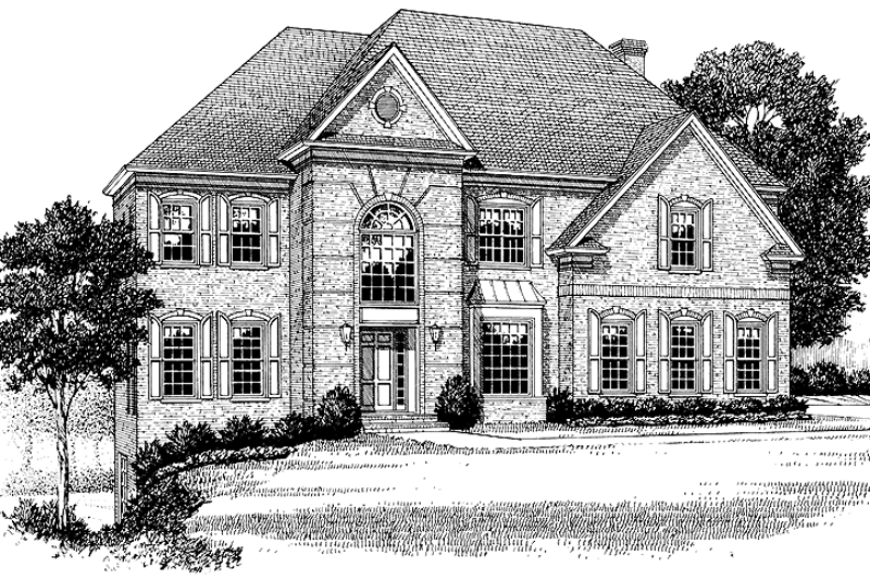 Home Plan - Traditional Exterior - Front Elevation Plan #453-355