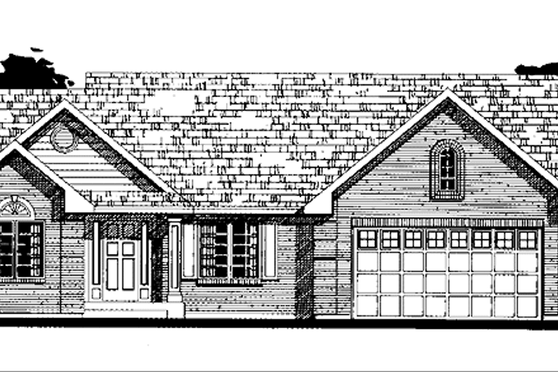 House Plan Design - Country Exterior - Front Elevation Plan #300-118