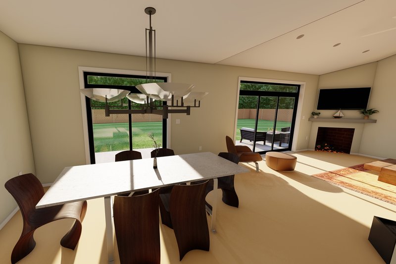 Home Plan - Interior - Dining Room for Modern House Plan #126-189 - 3 bed, 2 bath