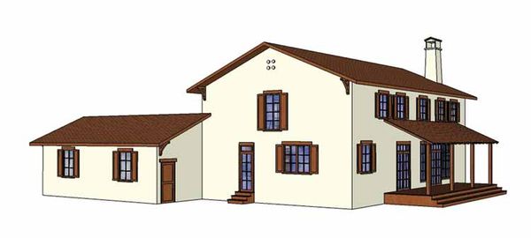 Architectural House Design - Mediterranean Floor Plan - Other Floor Plan #1042-9