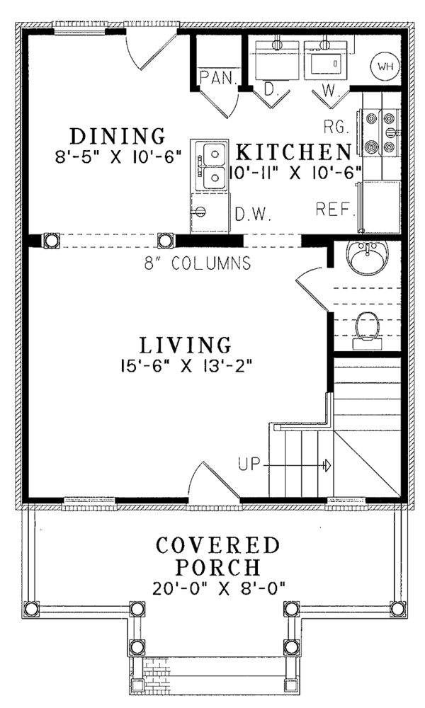 Dream House Plan - Country Floor Plan - Main Floor Plan #17-3176