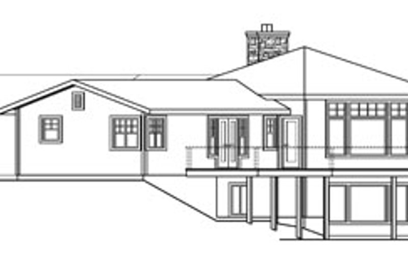 Home Plan - Exterior - Other Elevation 1 for Craftsman House Plan #124-730 - 3 bed, 3 bath