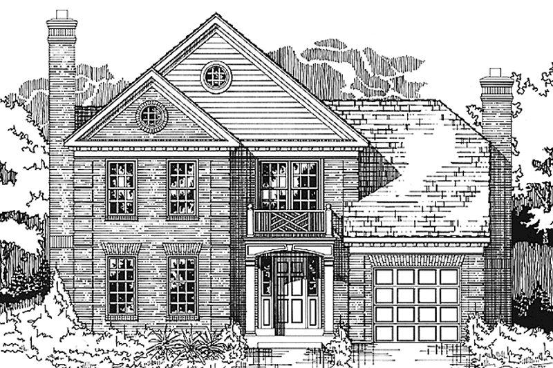 House Design - European Exterior - Front Elevation Plan #953-98