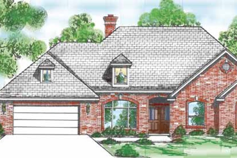 Home Plan - Country Exterior - Front Elevation Plan #52-264