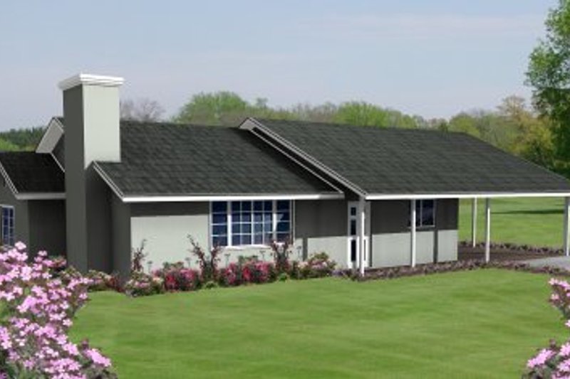 Dream House Plan - Traditional Exterior - Front Elevation Plan #1-154