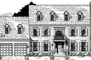 Dream House Plan - Classical Exterior - Front Elevation Plan #953-87