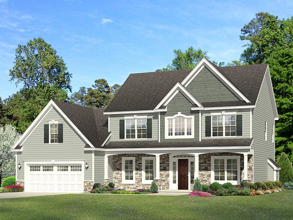 Colonial Style House Plan - 3 Beds 2.5 Baths 2329 Sq/Ft Plan #1010-126 - Dreamhomesource.com Colonial Style House Plan - 3 Beds 2.5 Baths 2329 Sq/Ft Plan #1010-126 - Dreamhomesource.com