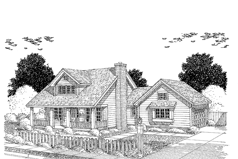 Dream House Plan - Exterior - Front Elevation 5 for Country House Plan #513-2141 - 3 bed, 2.5 bath