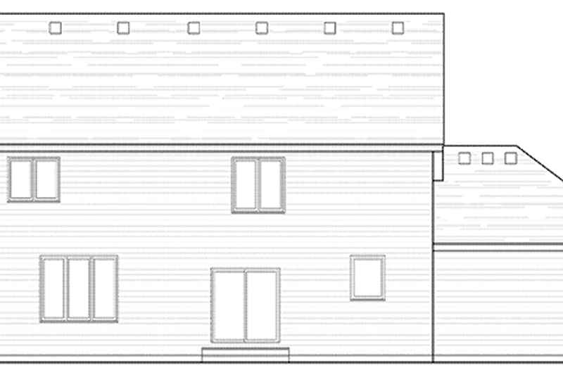 Architectural House Design - Exterior - Rear Elevation for Colonial House Plan #51-1002 - 4 bed, 2.5 bath