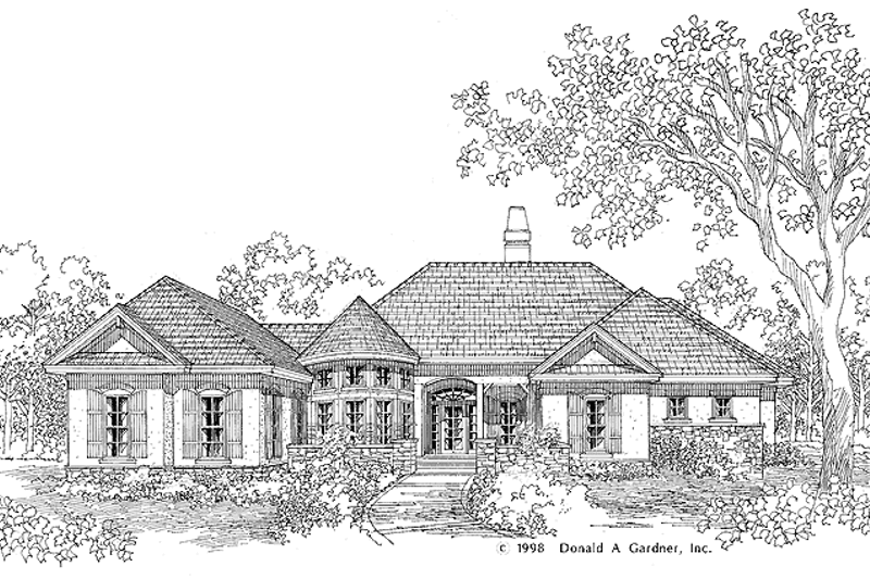 House Design - European Exterior - Front Elevation Plan #929-303