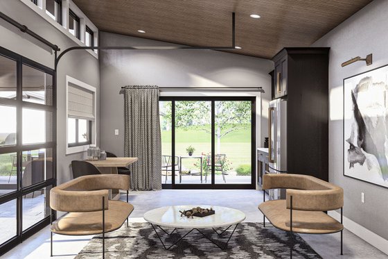 Interior - Other 1 for Modern House Plan #455-458, 0 bath