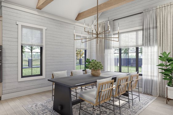 Interior - Dining Room 1 for Traditional House Plan #455-557 - 5 bed, 3.5 bath